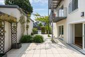 Terrasse Richtung Süden - 6 Zimmer Reihenendhaus in München