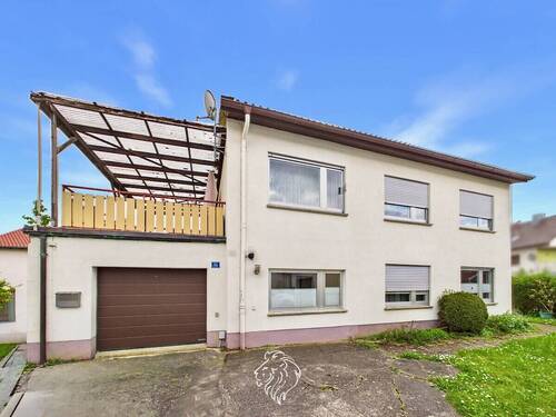 Außenansicht - Einfamilienhaus mit Substanz, Garage & Terrasse - verwirklichen Sie Ihr Traumhaus in Eibelstadt!