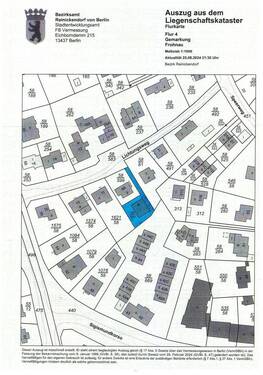 Flurkarte - Lageplan - 