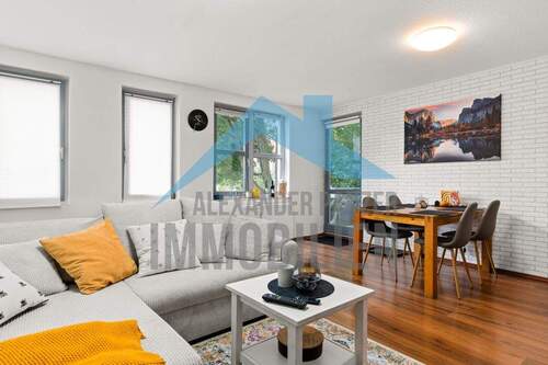 Wohn- und Esszimmer - Etagenwohnung mit 71,30 m² in Ahnatal / Heckershausen zum Kaufen
