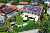 Außenansicht Süd-Seite - Provisionsfrei! Ideal für GroßfamilienFreunde: Zwei Doppelhaushälften mit Top-Energieeffizienz (A+)