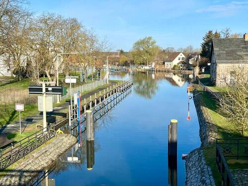 Blick auf den Storkower Kanal - Grundstück in Storkow (Mark)