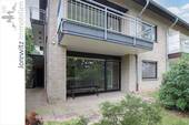 001 - Terrassenansicht - Musikerviertel: Gemütliche 2 Zimmer-Wohnung mit Terrasse in Top-Lage von Bielefeld