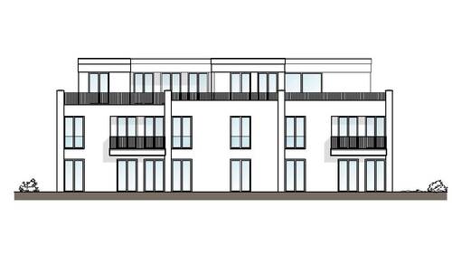 Westansicht - 4 Zimmer Etagenwohnung in Paderborn