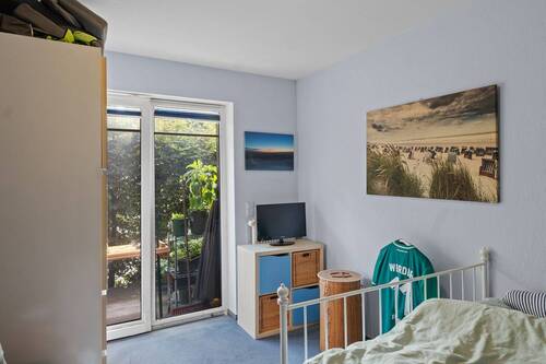 Schlafbereich und Terrasse - 