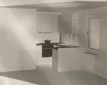 Neue offene Küche (Muster) - 