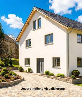 Hausansicht - 5 Zimmer Doppelhaushälfte in Fluorn-Winzeln