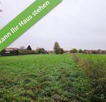 Familienleben auf einer Ebene im kommenden Baugebiet in Wendeburg.