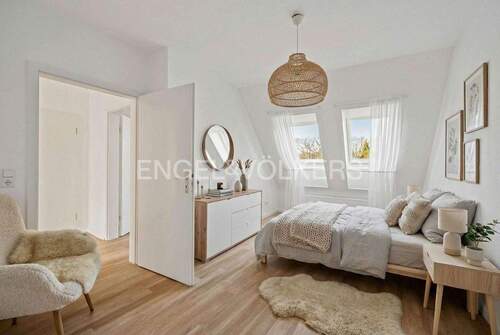 Weitere Ansicht Schlafzimmer digital möbliert - 