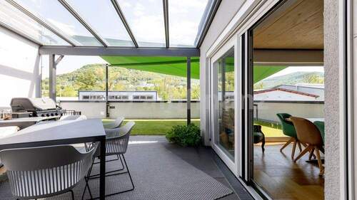 überdachte Dachterrasse - Arbeiten & Wohnen vereinen? Ihre Zukunft beginnt genau hier!
