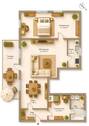 Grundriss der Wohnung - 