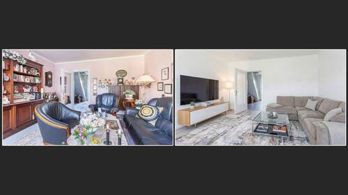 Wohnzimmer vorher-nachher - 