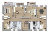 Grundriss - 6 Zimmer Etagenwohnung zur Miete in Merseburg