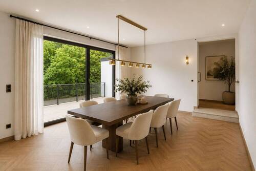 Visualisierung Esszimmer - Viel Platz für neue Wohnideen - Freistehendes Einfamilienhaus in Benrath