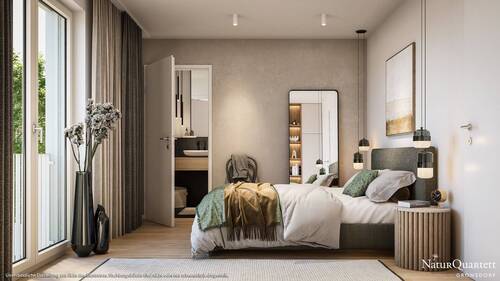 Wohn- u. Einrichtungsbeispiel - 1 Zimmer Etagenwohnung in Haar