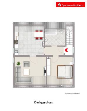 Exposeplan Dachgeschoss - 