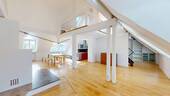 Wohnzimmer - Etagenwohnung mit 163,00 m&sup2; in München zum Kaufen