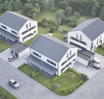 6 exklusive Doppelhaushälften in Mamming - 173 qm mit Garage