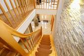 Treppe ins OG. - 