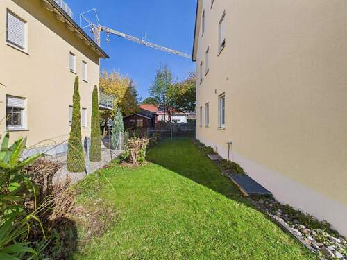 Gartenanteil auf der Westseite - 3 Zimmer Etagenwohnung in Ingolstadt