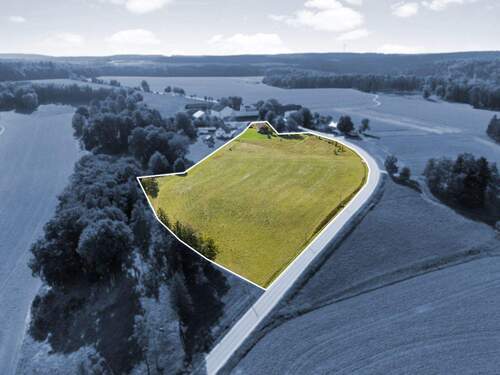 Luftaufnahme Nord - Grundstück in Riedenburg / Laubhof zum Kaufen