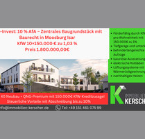 Baugrundstück mit Genehmigung nachhaltiger Wohnbau QNG, 10 x 150.000 € KfW zu 1,03 % Förderung - Moosburg
