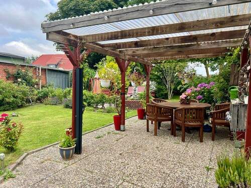 überdachter Freisitz - 3 Zimmer Einfamilienhaus in Süderdeich