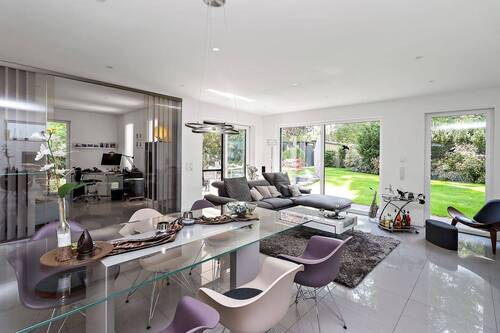 Wohnzimmer - 3 Zimmer Einfamilienhaus zum Kaufen in Berlin