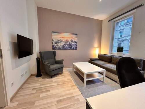 Wohnzimmer - Etagenwohnung mit 47,00 m² in Fürth zur Miete