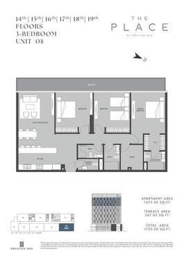 Bild 1 - Wohnung in Dubai - 566.400,00&nbsp;EUR Kaufpreis, ca.&nbsp; 159,80&nbsp;m&sup2;&nbsp;Wohnfl&auml;che