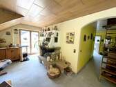 Kamin beim Essbereich - 3 Zimmer Etagenwohnung in Rösrath