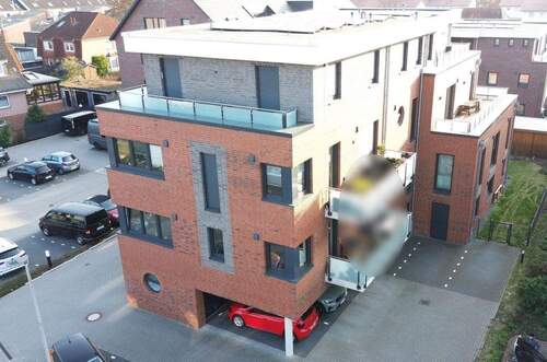 Rückansicht Nord-West - 3 Zimmer Etagenwohnung zur Miete in Buxtehude