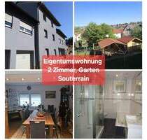 Souterrain 2 Zimmer Eigentumswohnung, Garten und separates Baugrundstück ca. 439 m², Haustiere erlaubt - Ottweiler