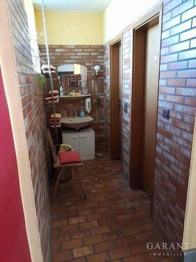 Sanitärbereich im gewerbeteil - 