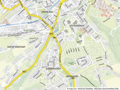 Geolyzer Kartenausschnitt - 