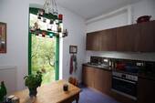 Küche mit Echtholz und Granit - 