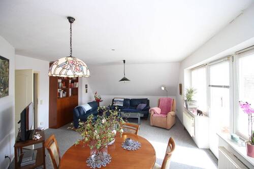 Wohnzimmer der Dachgeschosswohnung - 