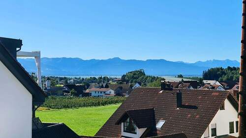 Balkon Ost See- und Bergsicht - 3 Zimmer Etagenwohnung in Wasserburg (Bodensee) / Selmnau