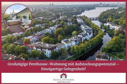 Titelbild - Großzügige Penthouse-Wohnung mit Aufstockungspotenzial - Einzigartige Gelegenheit!