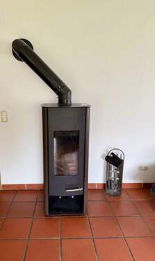 Kaminofen im Wohnzimmer - 