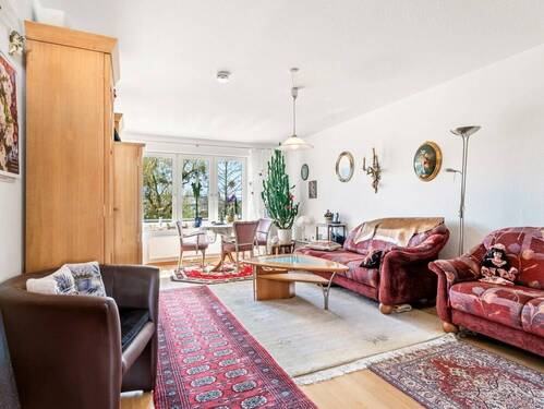 helles sonniges Wohnzimmer - Etagenwohnung mit 61,90 m&sup2; in Tettnang zum Kaufen