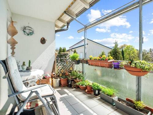 Toller sonniger Balkon - 