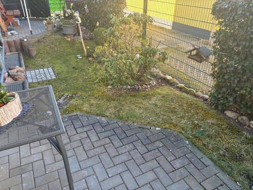 Terrasse mit Garten - Terrassenwohnung mit 53,90 m&sup2; in Rathenow zum Kaufen