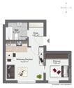 Grundriss der Wohnung - 