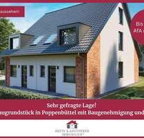 Sehr gefragte Lage! Großes Baugrundstück in Poppenbüttel mit Baugenehmigung und Planung! - Hamburg / Poppenbüttel