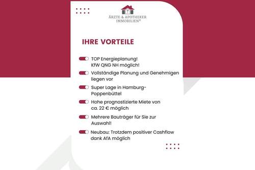 Ihre Vorteile - Grundstück zum Kaufen in Hamburg / Poppenbüttel