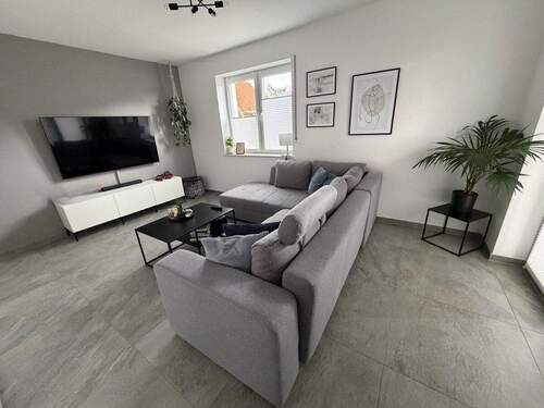 Wohnbereich - Neuwertig und barrierefrei! 3-Zimmer Erdgeschosswohnung im KfW Effizienzhaus 70