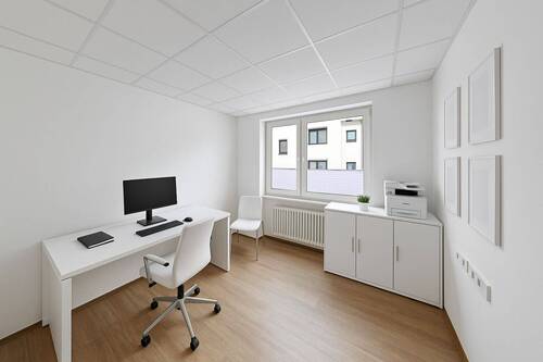 Büro eingerichtet - 
