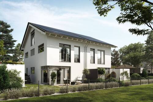 Außenansicht - AIGNER - Neubau-Doppelhaushälfte für höchste Ansprüche nur wenige Gehminuten vom Ammersee entfernt