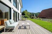 sonnige Terrasse (Ausrichtung Südwesten/EG) - 